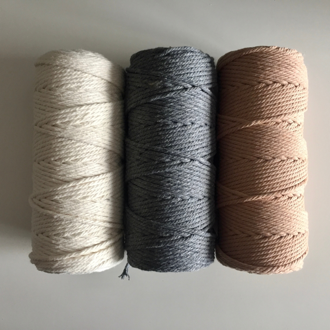 Fil corde coton macramé