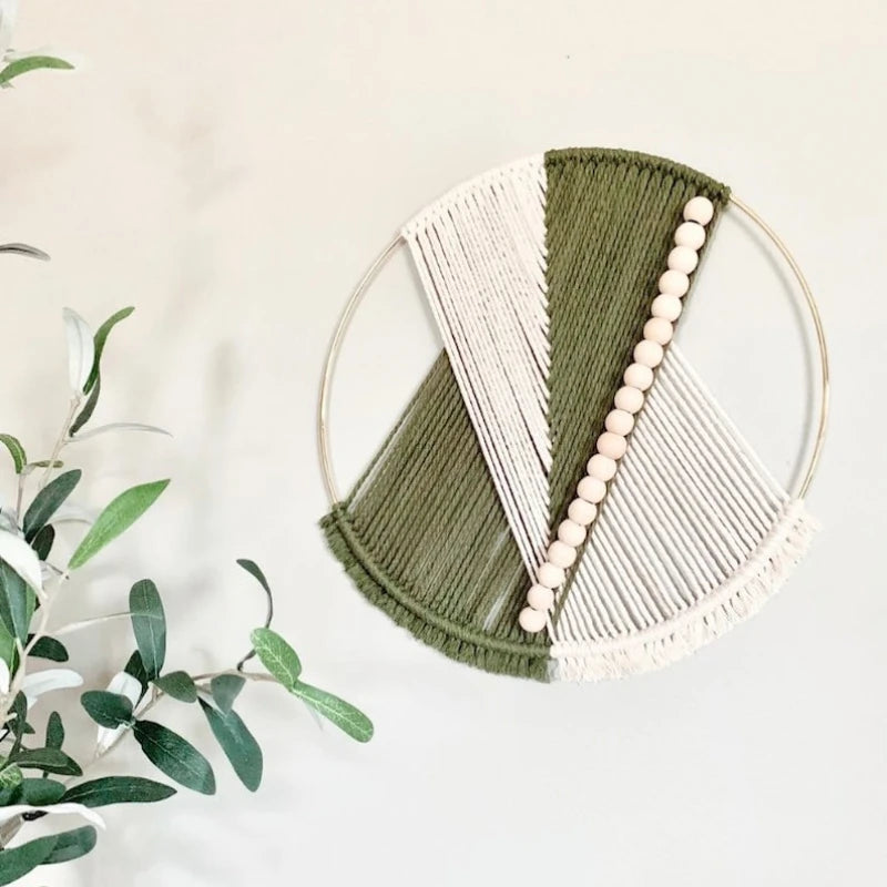 Macramé Rond "Cali" Macramé&Co | La décoration bohème de votre intérieur