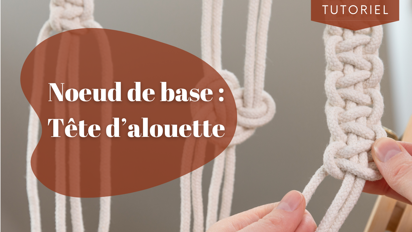 Noeud macramé basique