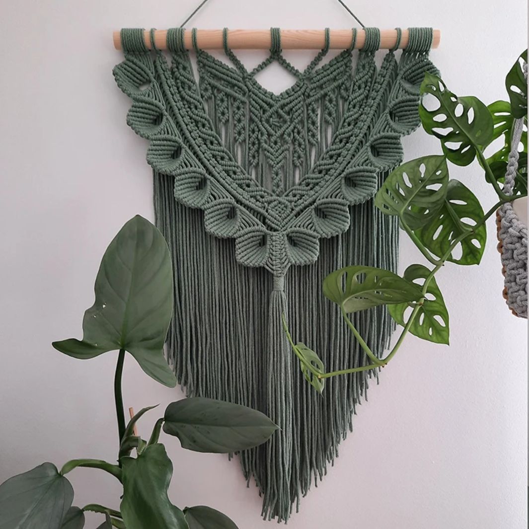 Décoration Macramé "Hévéa"