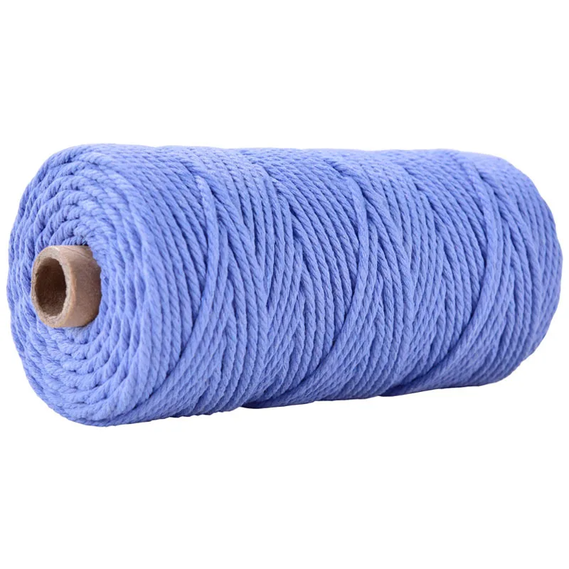 Corde Torsadée 5mm<br>50m Bleuet Macramé&Co | La décoration bohème de votre intérieur