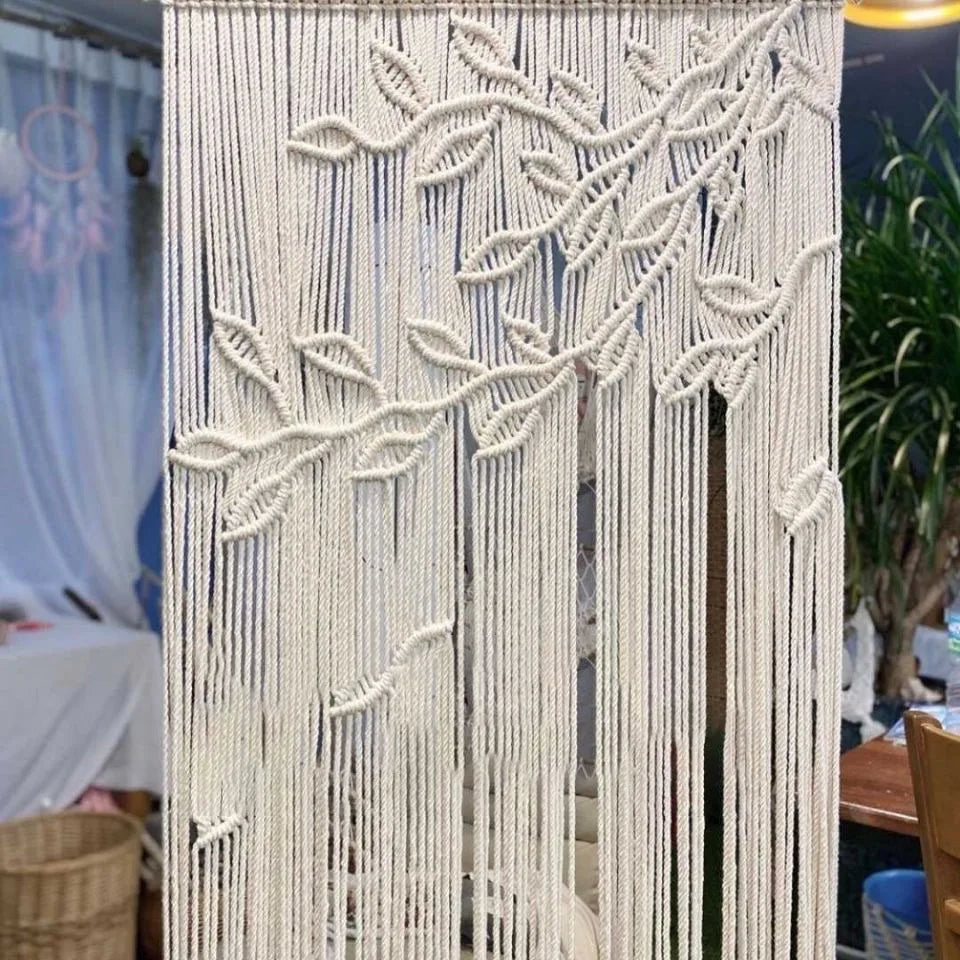 Grand Rideau Macramé "Palma" - 95cm