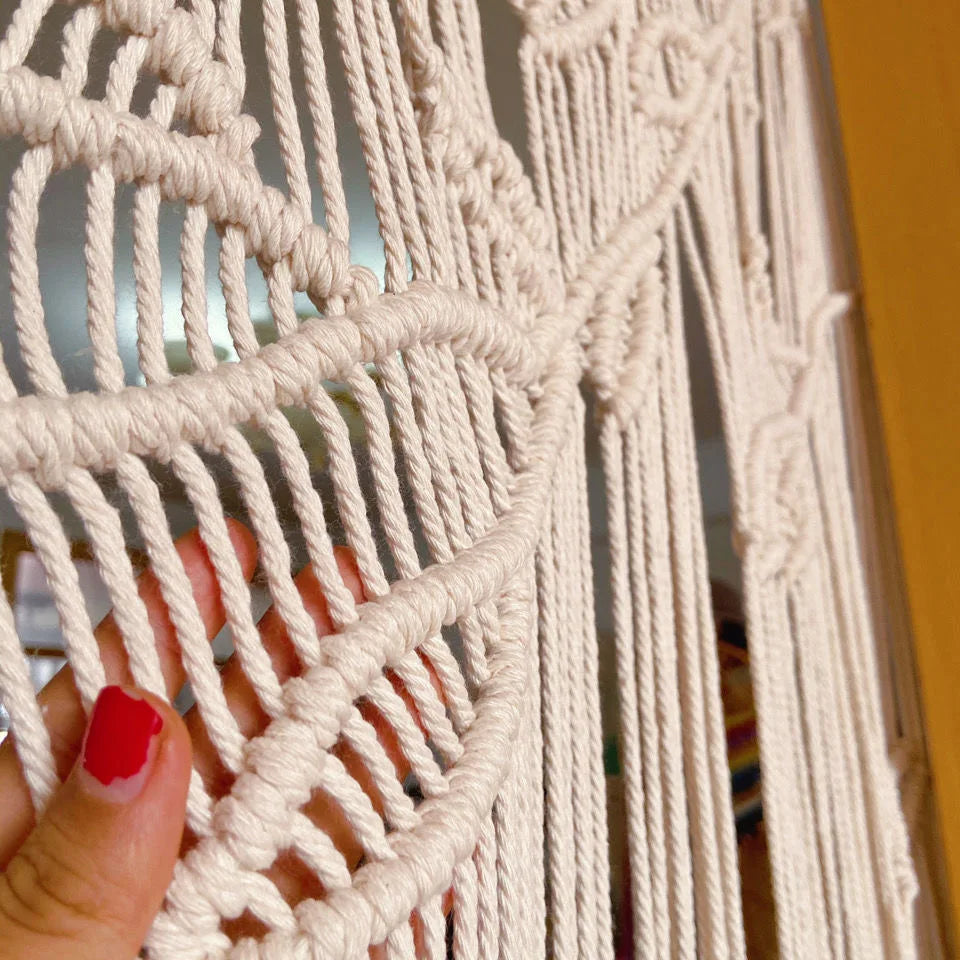 Grand Rideau Macramé "Palma" - 95cm