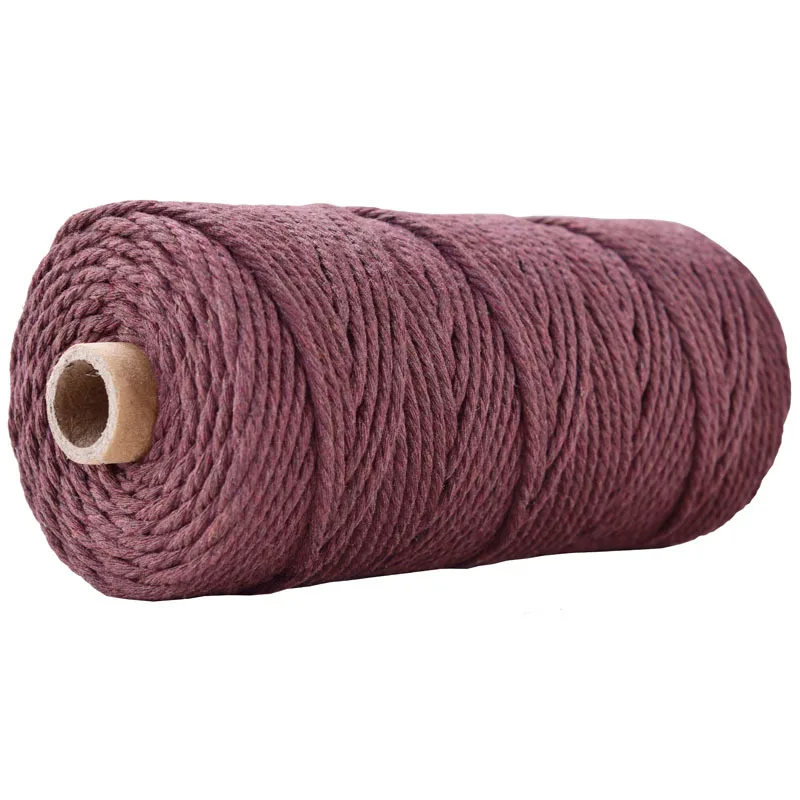 Corde Torsadée 5mm<br>50m Marron Macramé&Co | La décoration bohème de votre intérieur