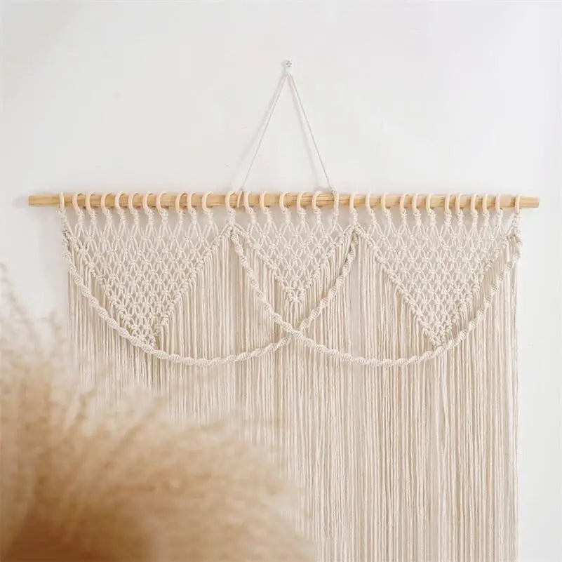 Rideau Macramé Blanc "Serena"