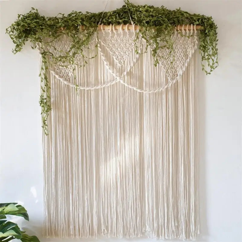 Rideau Macramé Blanc "Serena"