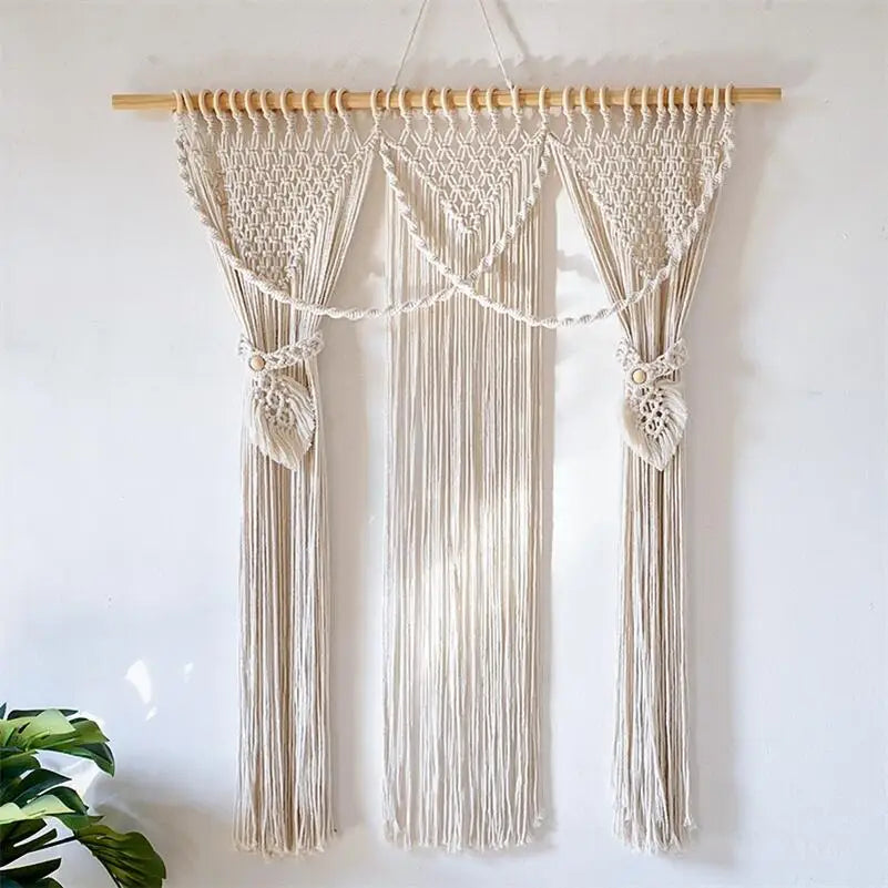 Rideau Macramé Blanc "Serena"