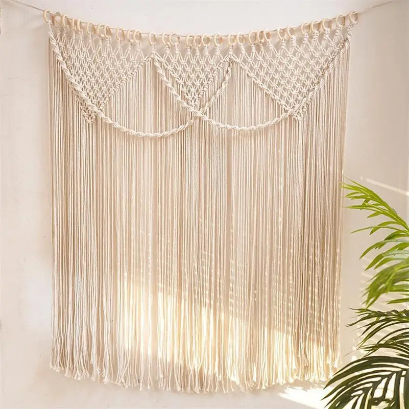 Rideau Macramé Blanc "Serena"