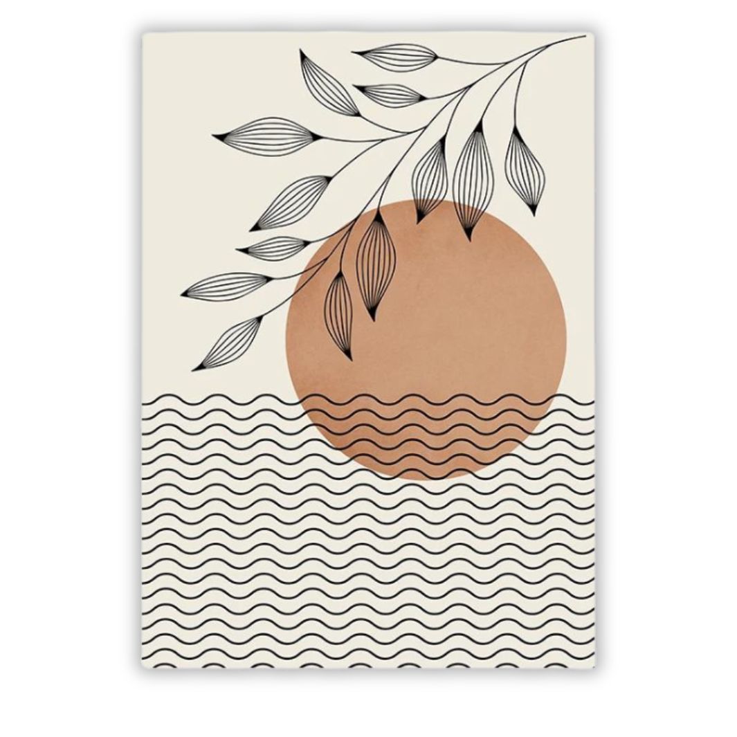 Affiche Murale Décorative "Belle Ombre" A5 (15x20cm) Macramé&Co | La décoration bohème de votre intérieur