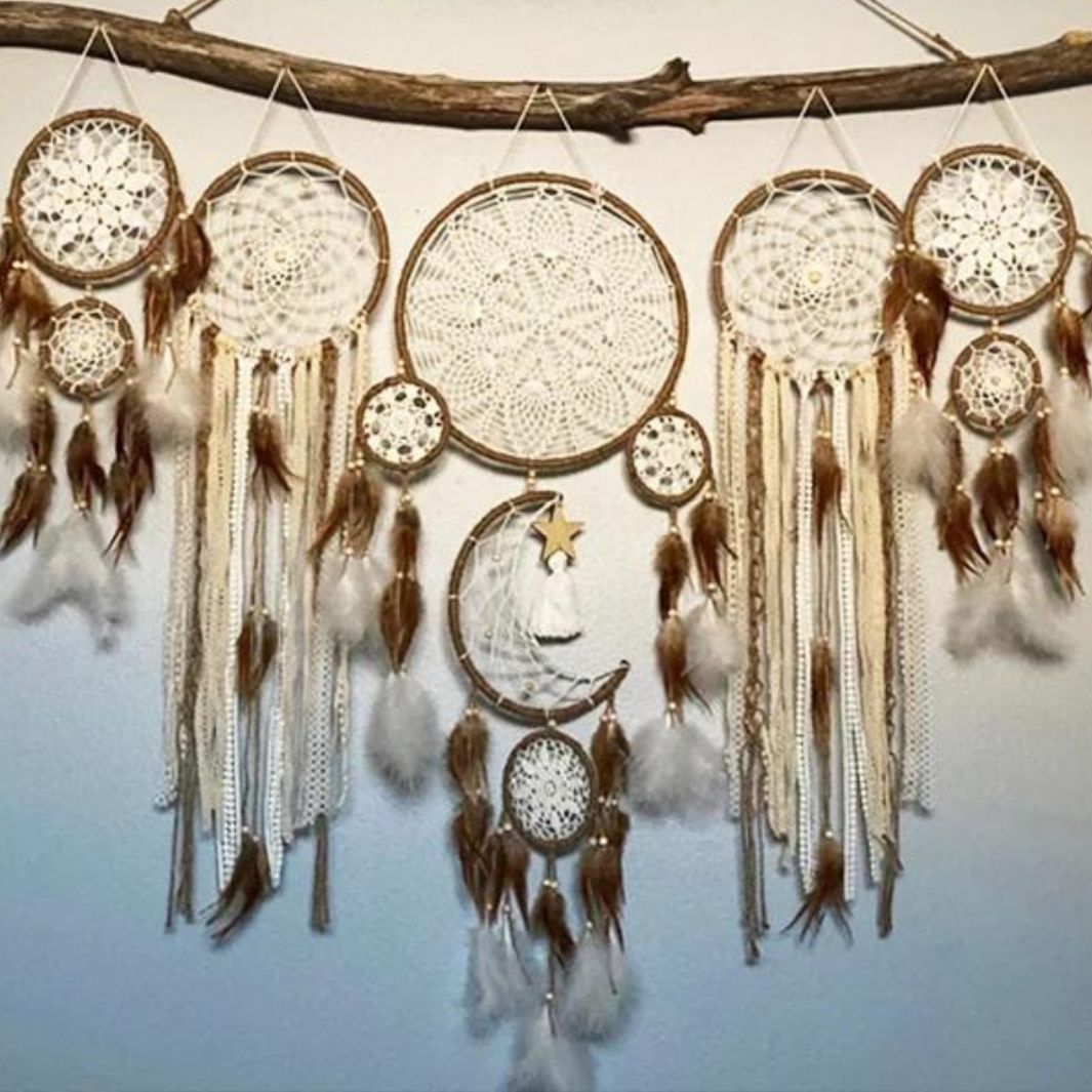 Attrape Reve Géant "Arizona" Café Macramé&Co | La décoration bohème de votre intérieur