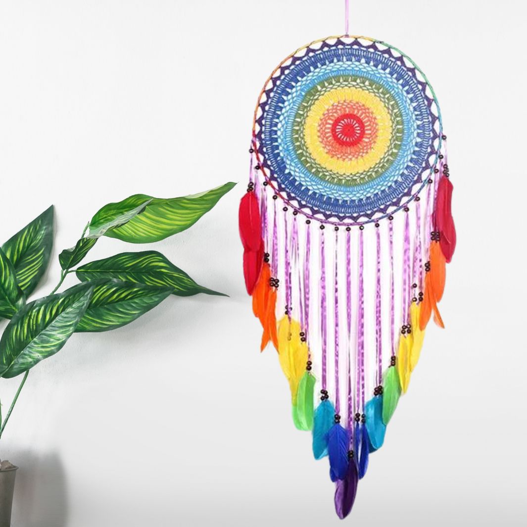 Attrape Reve Indien Chakra Macramé&Co | La décoration bohème de votre intérieur