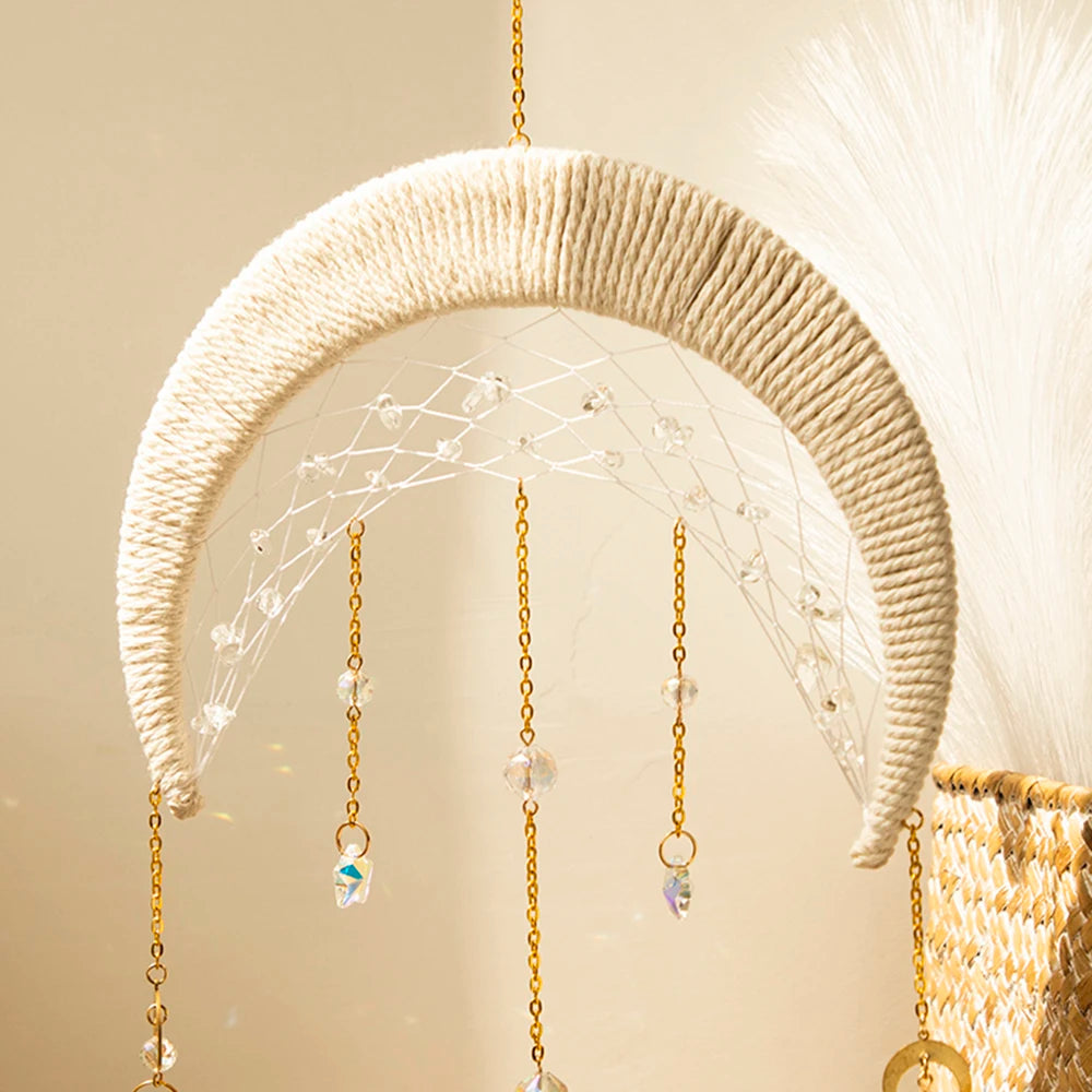 Attrape Reve Lune Macramé&Co | La décoration bohème de votre intérieur