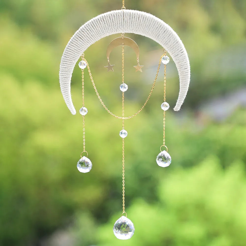 Attrape Reve Lune Macramé&Co | La décoration bohème de votre intérieur