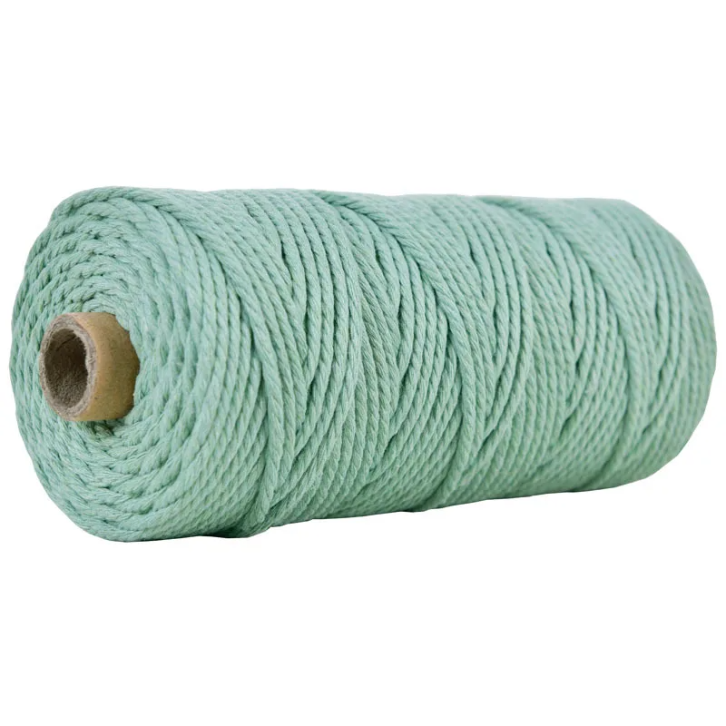 Corde Torsadée 3mm Vert Pois Macramé&Co | La décoration bohème de votre intérieur