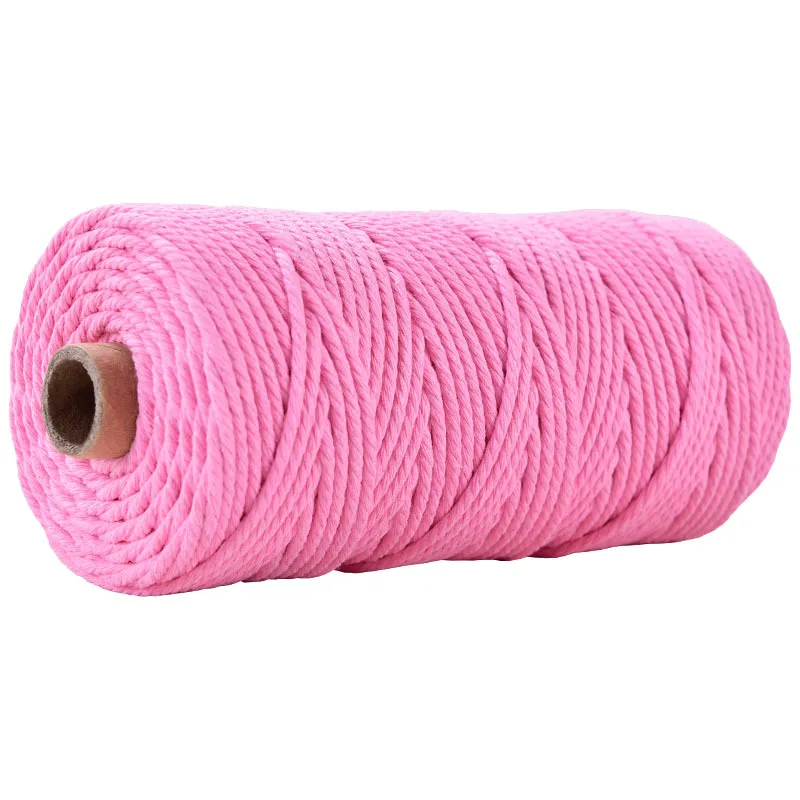 Corde Torsadée 3mm Rose Persan Macramé&Co | La décoration bohème de votre intérieur