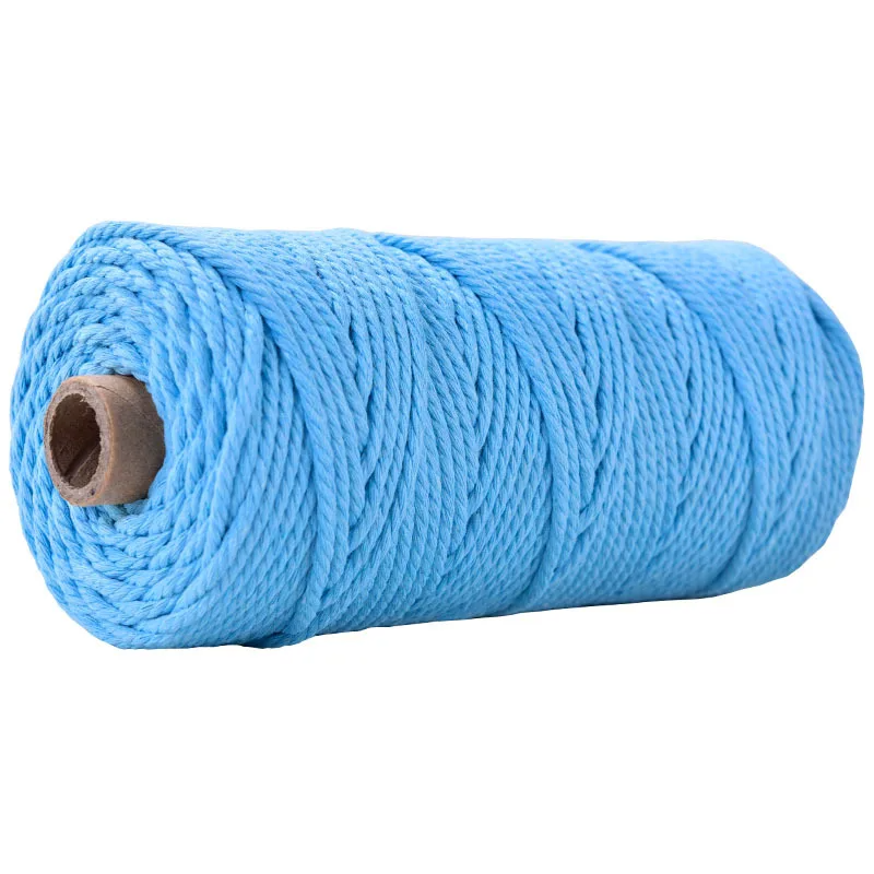 Corde Torsadée 3mm Bleu Maya Macramé&Co | La décoration bohème de votre intérieur