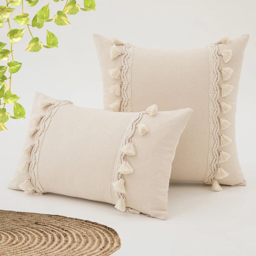 Coussin Boho Chic "Evora" Macramé&Co | La décoration bohème de votre intérieur