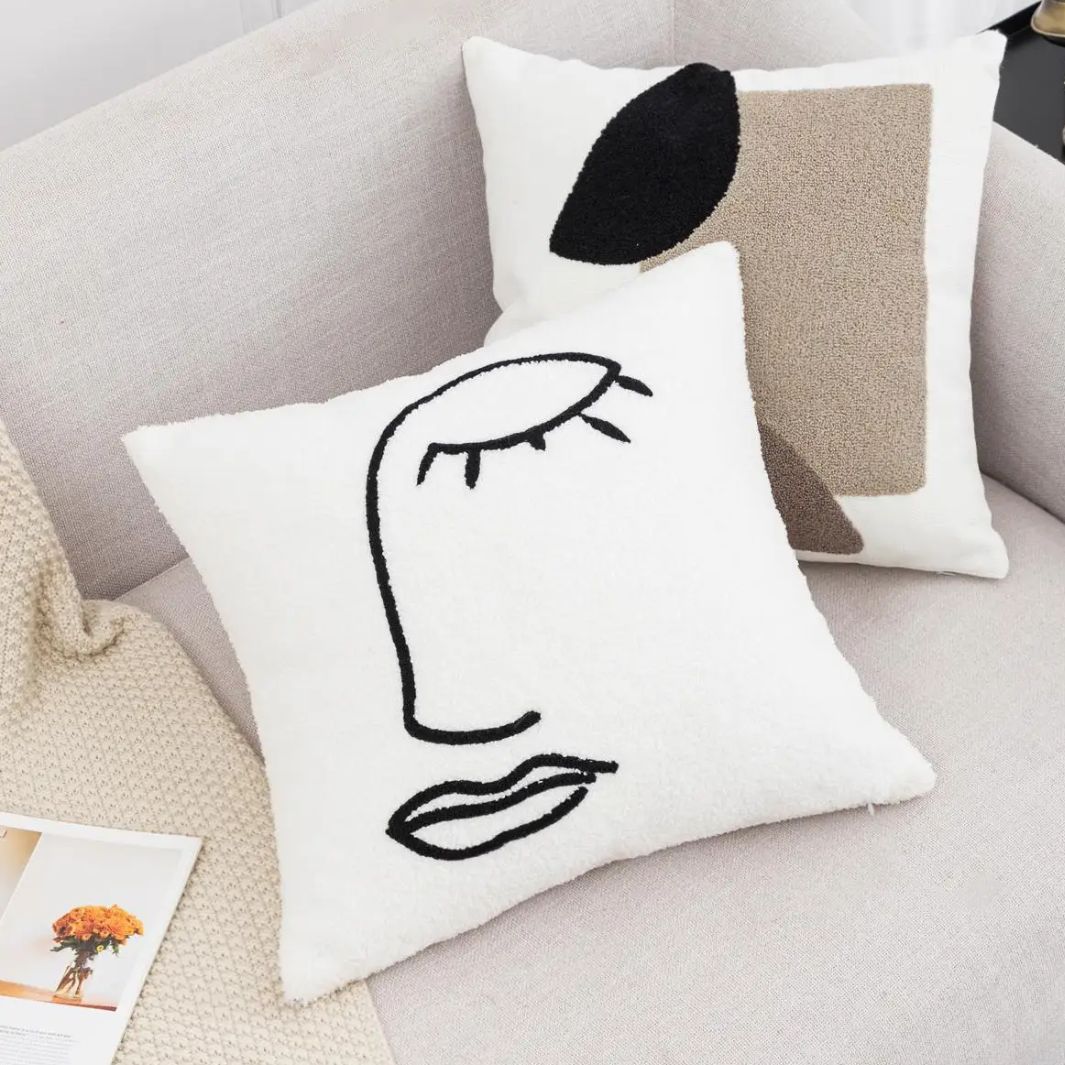 Coussin Canapé "Nora" 45cmx45cm Macramé&Co | La décoration bohème de votre intérieur