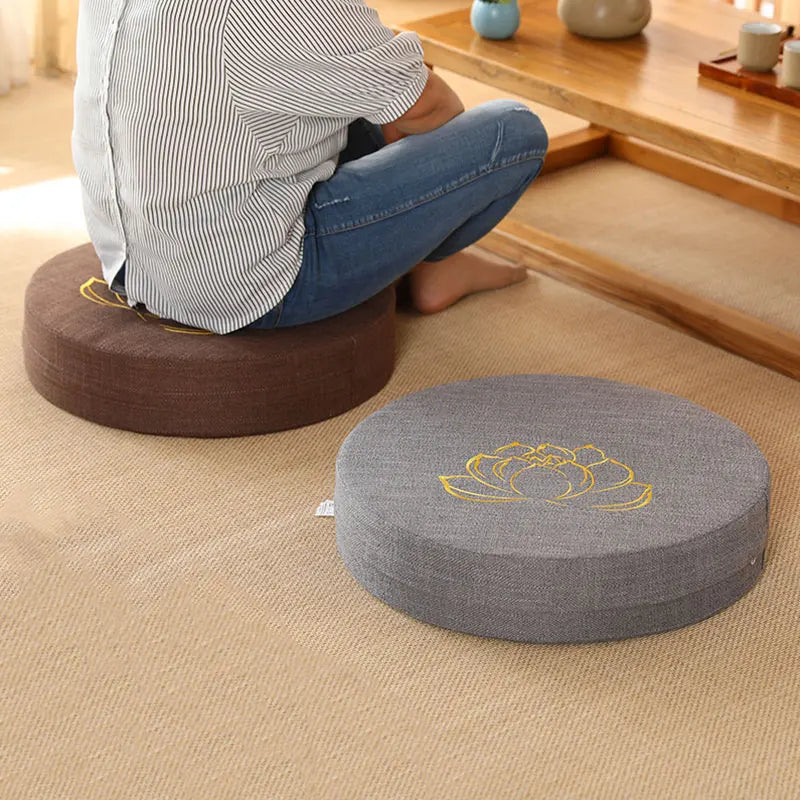 Coussin de Méditation "Chakras" Macramé&Co | La décoration bohème de votre intérieur
