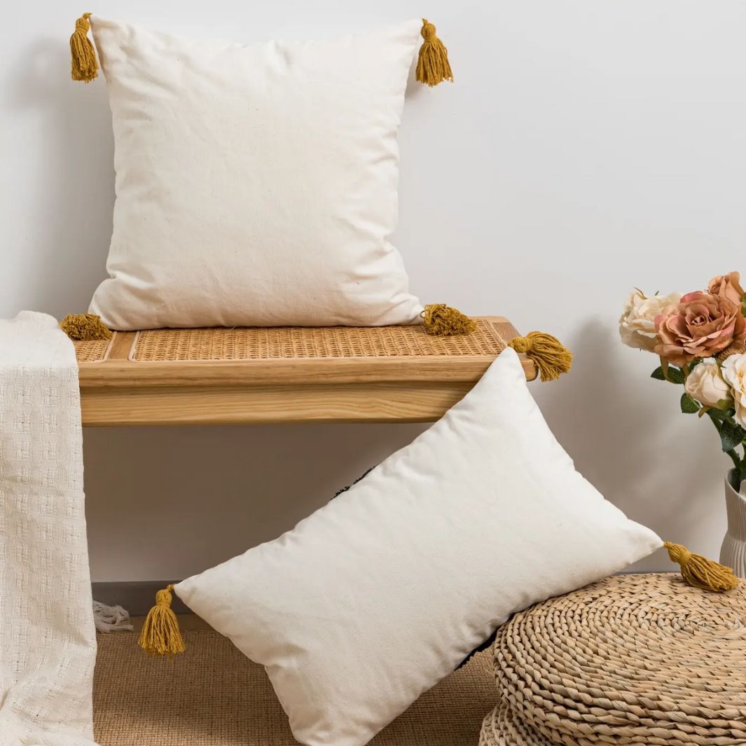 Coussin Décoratif pour Canapé "Lagos" Macramé&Co | La décoration bohème de votre intérieur