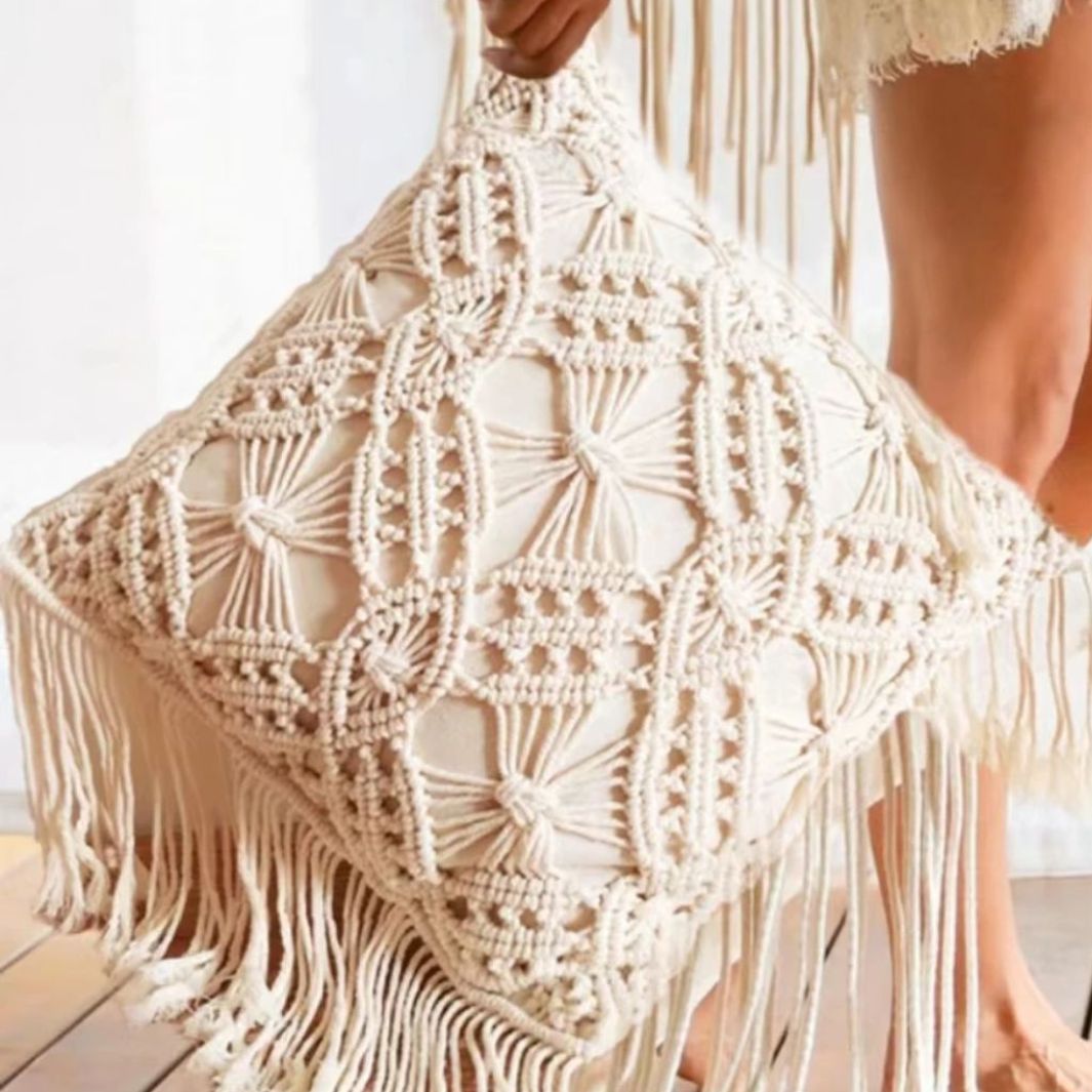 Coussin Fauteuil Macramé Macramé&Co | La décoration bohème de votre intérieur