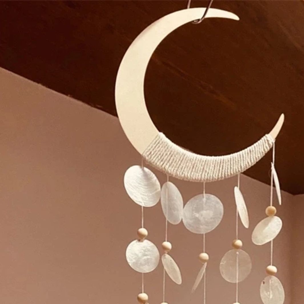 Décoration Suspendue "MoonShell" Macramé&Co | La décoration bohème de votre intérieur