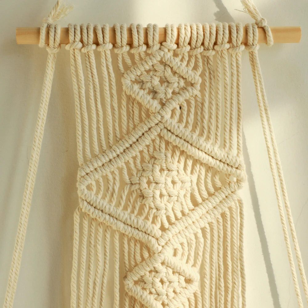 Étagère Bois Macramé "Catarina" Macramé&Co | La décoration bohème de votre intérieur