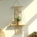 Étagère Bois Macramé "Catarina" Macramé&Co | La décoration bohème de votre intérieur