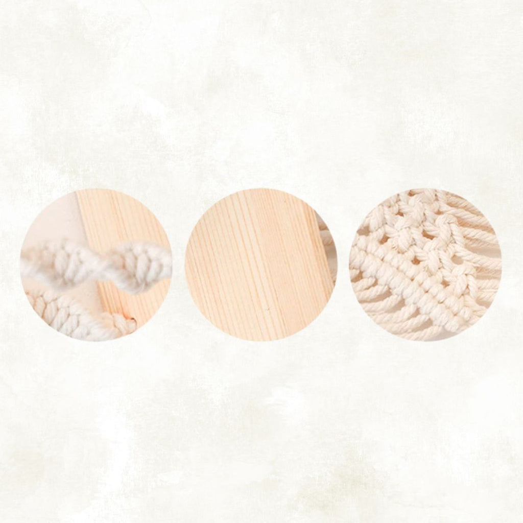 Etagère en Macramé "Venezia" Macramé&Co | La décoration bohème de votre intérieur