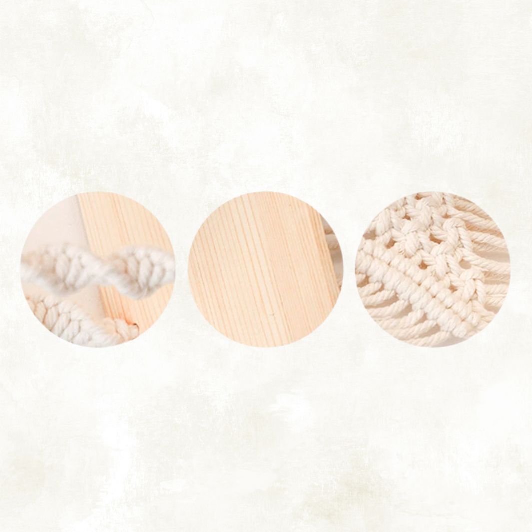 Etagère en Macramé "Venezia" Macramé&Co | La décoration bohème de votre intérieur