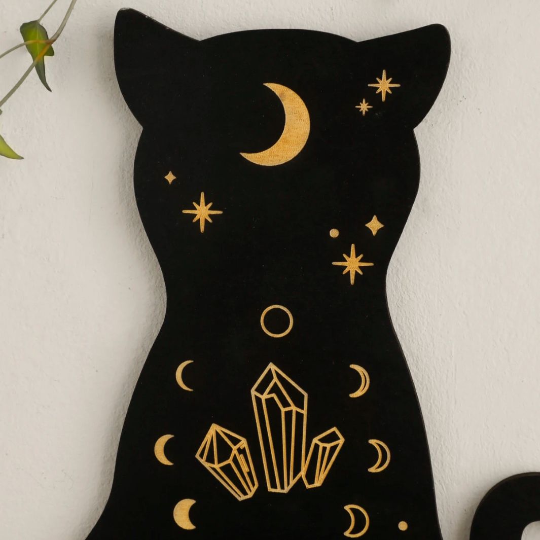 Étagère Murale Bois "Kitten" Macramé&Co | La décoration bohème de votre intérieur