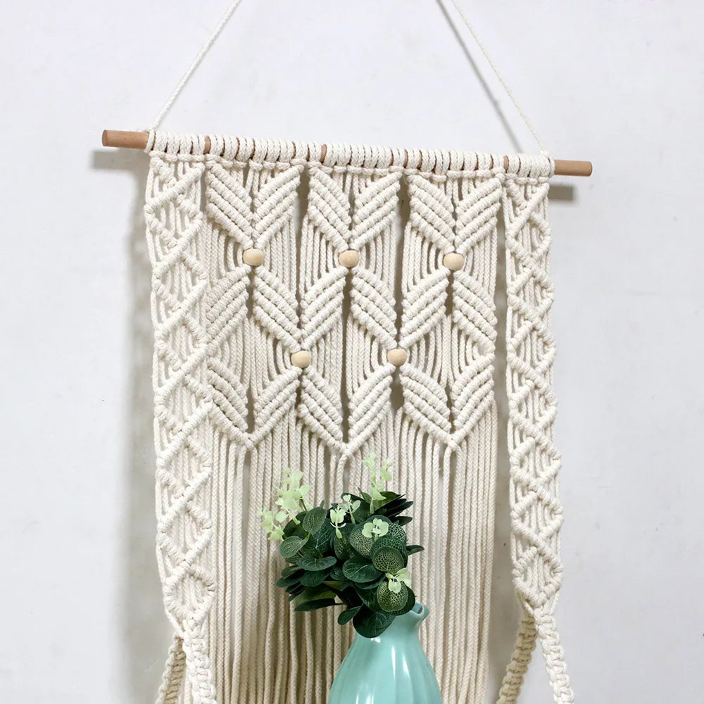 Étagère Suspendue Macramé "Veracruz" Macramé&Co | La décoration bohème de votre intérieur