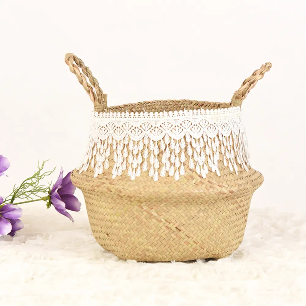 Grand Panier Macramé "Liberia" Macramé&Co | La décoration bohème de votre intérieur