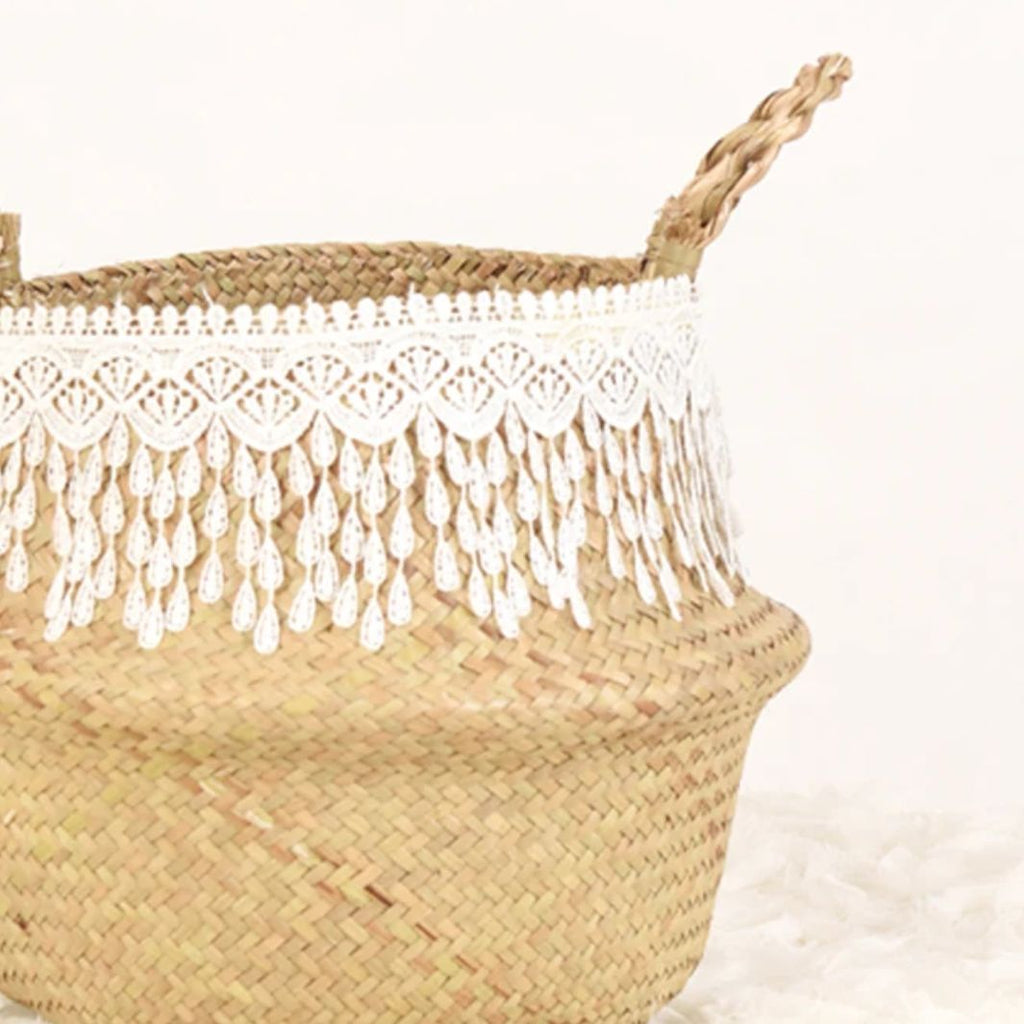 Grand Panier Macramé "Liberia" Macramé&Co | La décoration bohème de votre intérieur