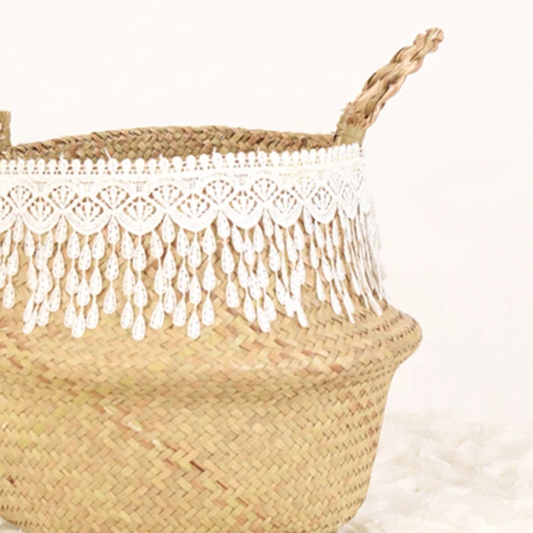Grand Panier Macramé "Liberia" Macramé&Co | La décoration bohème de votre intérieur
