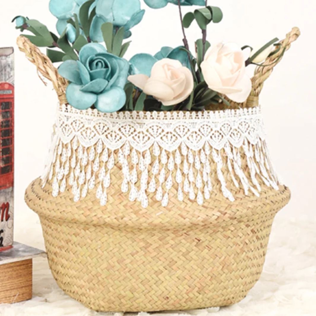 Grand Panier Macramé "Liberia" Macramé&Co | La décoration bohème de votre intérieur