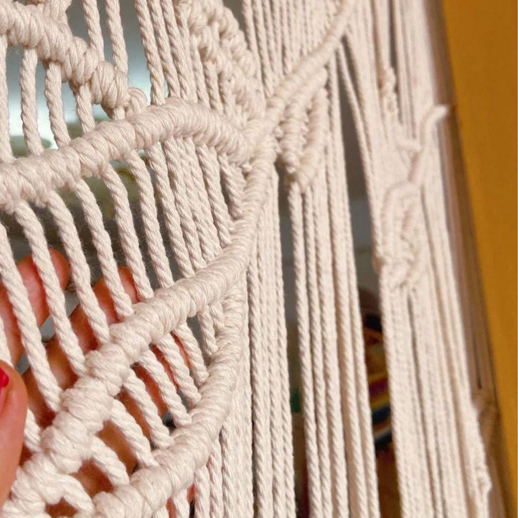 Grand Rideau Macramé "Palma" Macramé&Co | La décoration bohème de votre intérieur