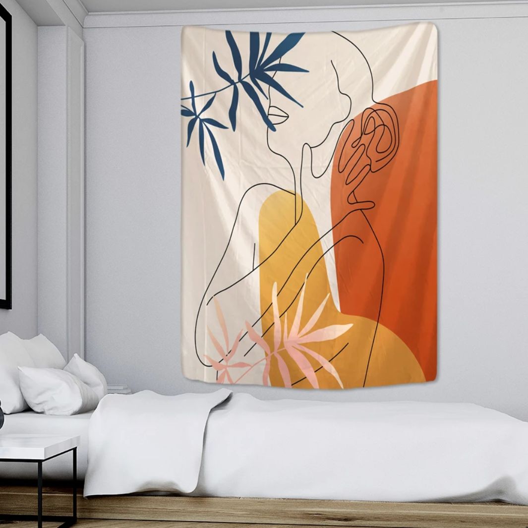 Grande Tenture Murale "Woman" 150x150cm Macramé&Co | La décoration bohème de votre intérieur