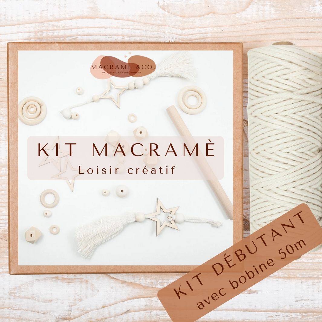 Kit Macramé Macramé&Co | La décoration bohème de votre intérieur