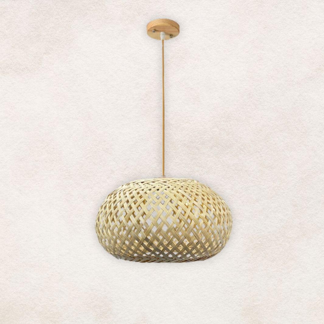 Luminaire Bambou "Santiago" Bois Macramé&Co | La décoration bohème de votre intérieur