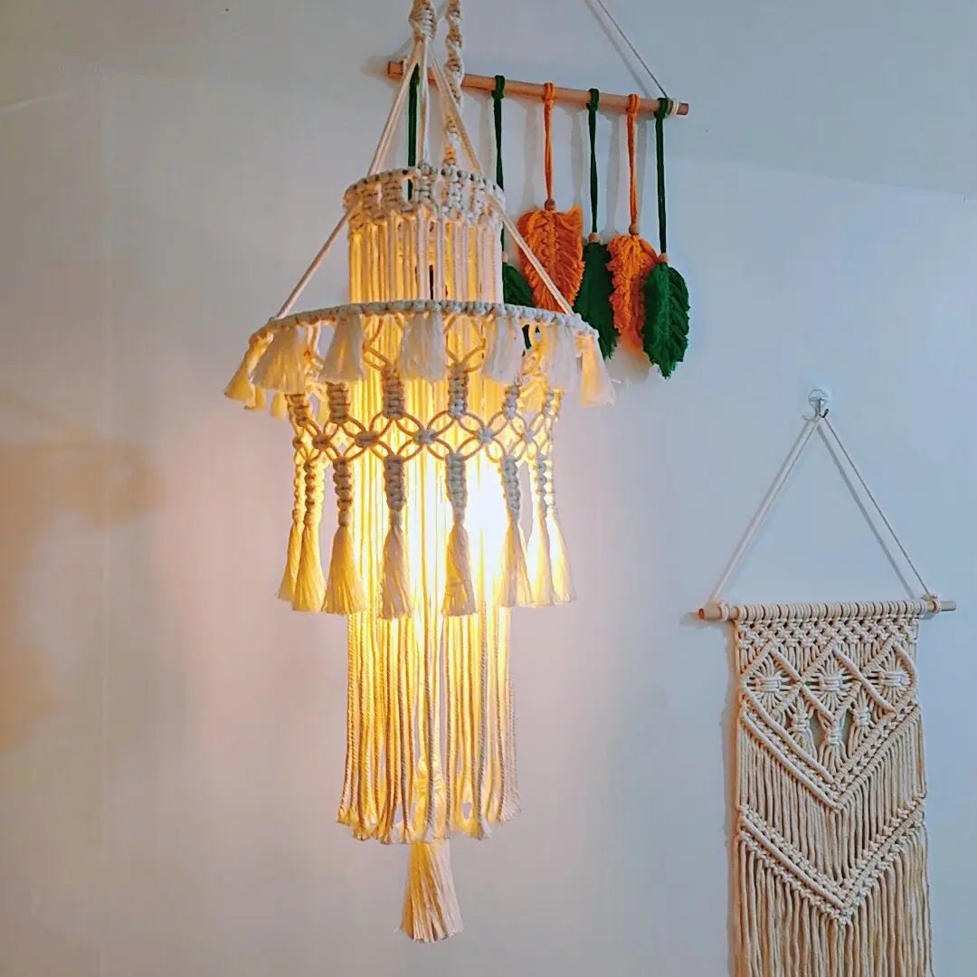 Luminaire Bohème "Arena" Macramé&Co | La décoration bohème de votre intérieur