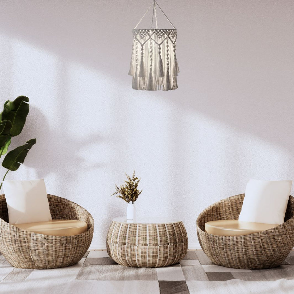 Luminaire Macramé  "Soledad" Macramé&Co | La décoration bohème de votre intérieur