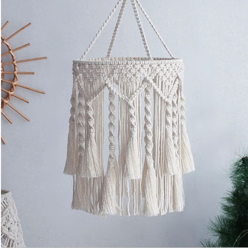 Luminaire Macramé  "Soledad" Macramé&Co | La décoration bohème de votre intérieur