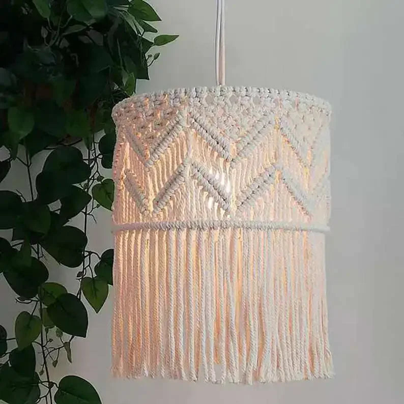 Luminaire Naturel "Brody" Macramé&Co | La décoration bohème de votre intérieur