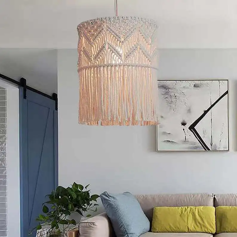 Luminaire Naturel "Brody" Macramé&Co | La décoration bohème de votre intérieur