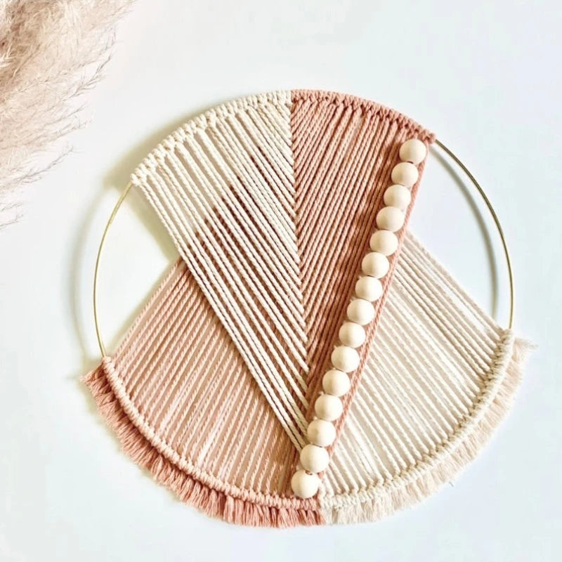 Macramé Rond "Cali" Terracotta (30cm) Macramé&Co | La décoration bohème de votre intérieur