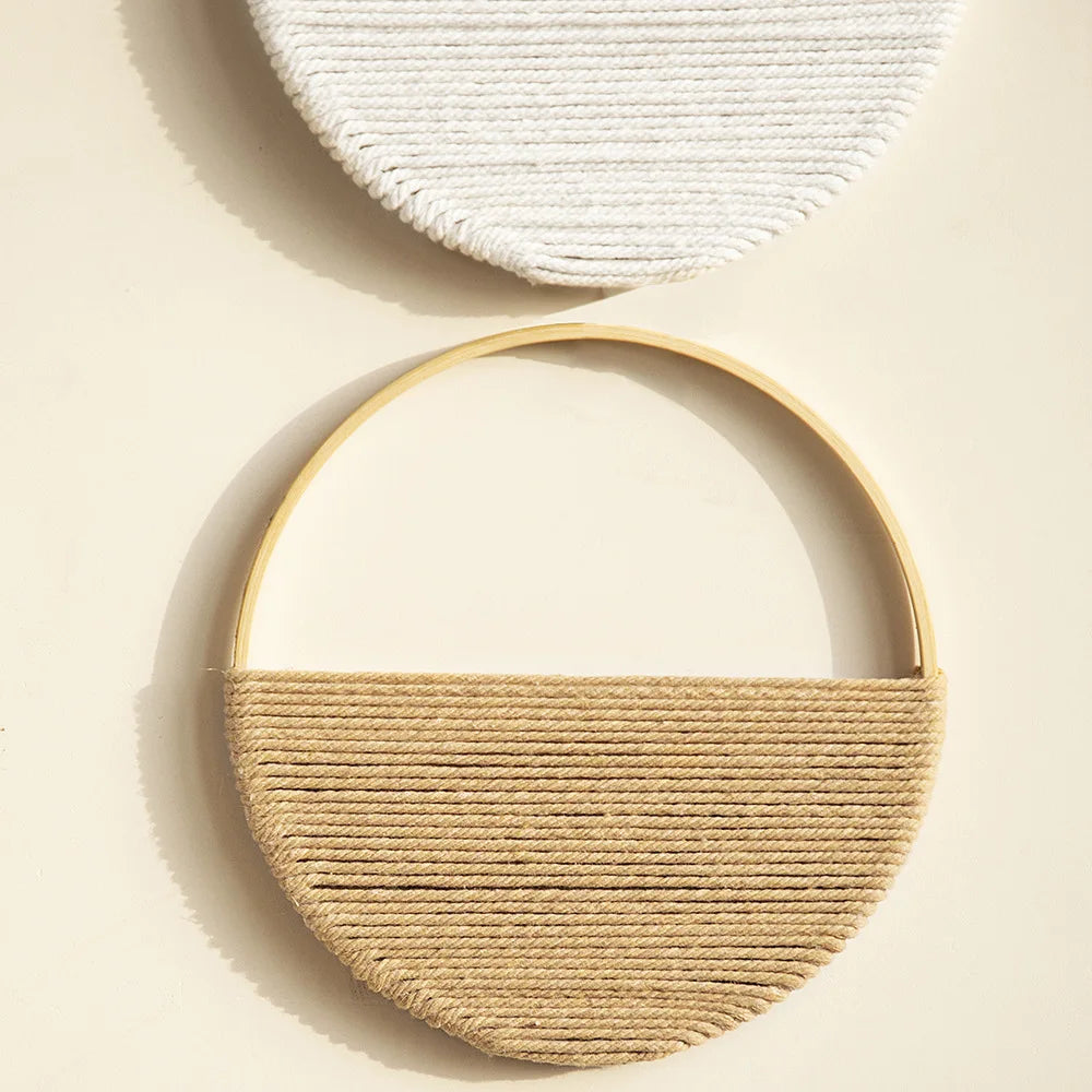 Macramé Rond Mural (lot de 2) "Caracas" Macramé&Co | La décoration bohème de votre intérieur