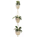 Macramé Suspension Pot "3 plantes" Macramé&Co | La décoration bohème de votre intérieur