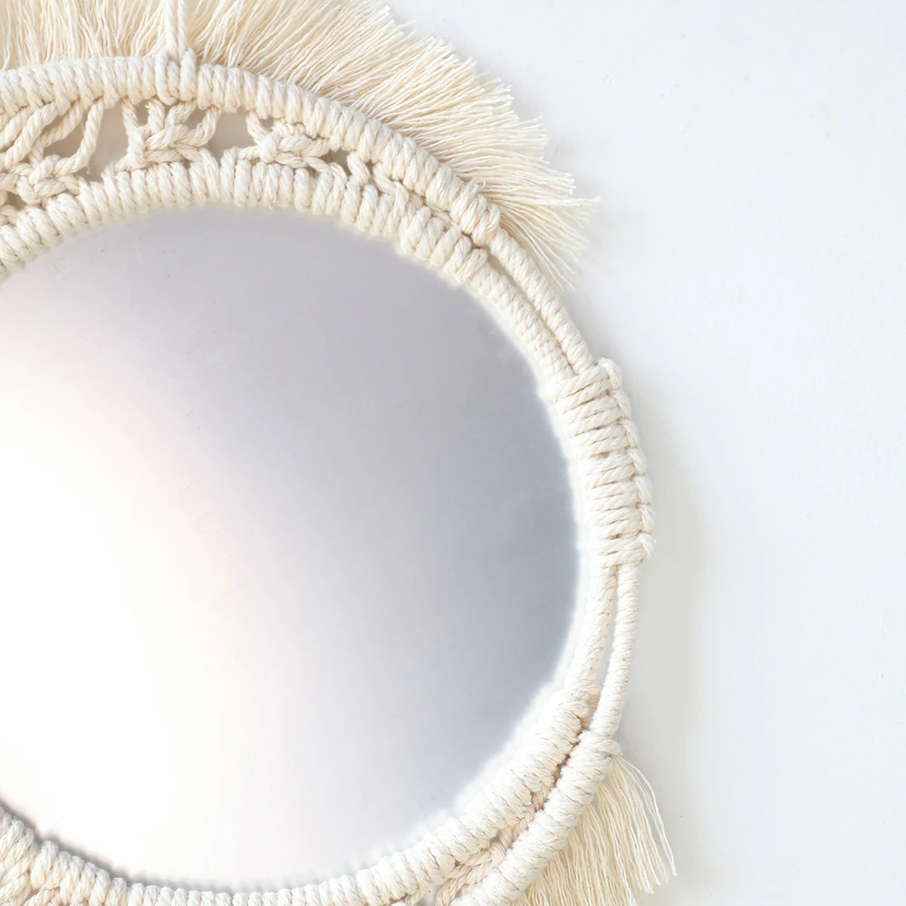 Miroir Demi Lune Macramé&Co | La décoration bohème de votre intérieur