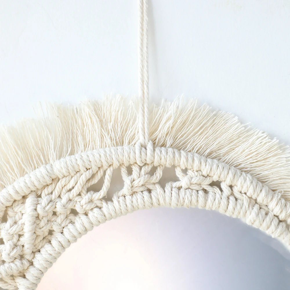 Miroir Demi Lune Macramé&Co | La décoration bohème de votre intérieur